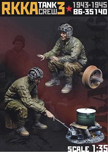 RKKA Tank Crew 3 1943-1945 (Plastic model)