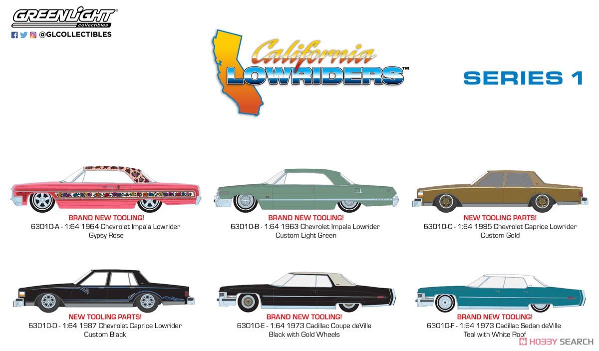California Lowriders Series 1 (ミニカー) その他の画像1