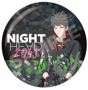 NIGHT HEAD 2041 メタリック缶バッジ 04 黒木ユウヤ (キャラクターグッズ)