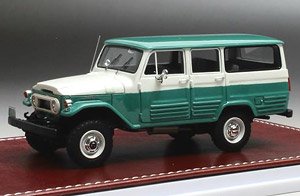 トヨタ FJ45LV LC 1966 グリーン/ホワイト (ミニカー)