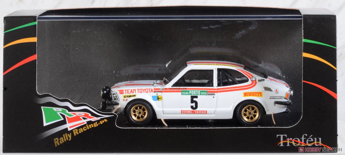 Toyota Corolla Levin 1975 Rally de Portugal #5 Bjorn Waldegaard / Hanz Thorszelius (Diecast Car) Package1