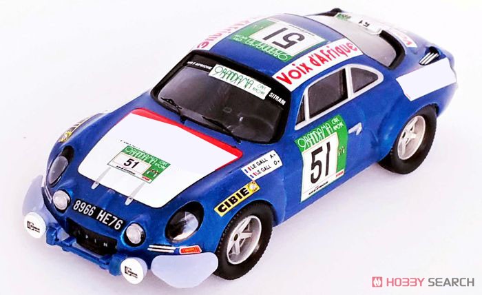 Alpine Renault A110 1977 Bandama Rally #51 Michel Le Gall / Yves Le Gall (Diecast Car) Other picture1