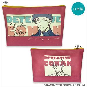 Detective Conan Print Pouch (Retro Akai) (Anime Toy)