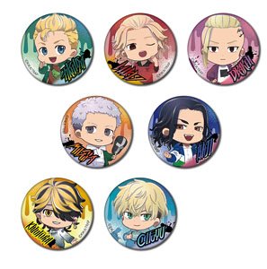 Tokyo Revengers Tojicolle Can Badge Vol.1 (Set of 7) (Anime Toy)