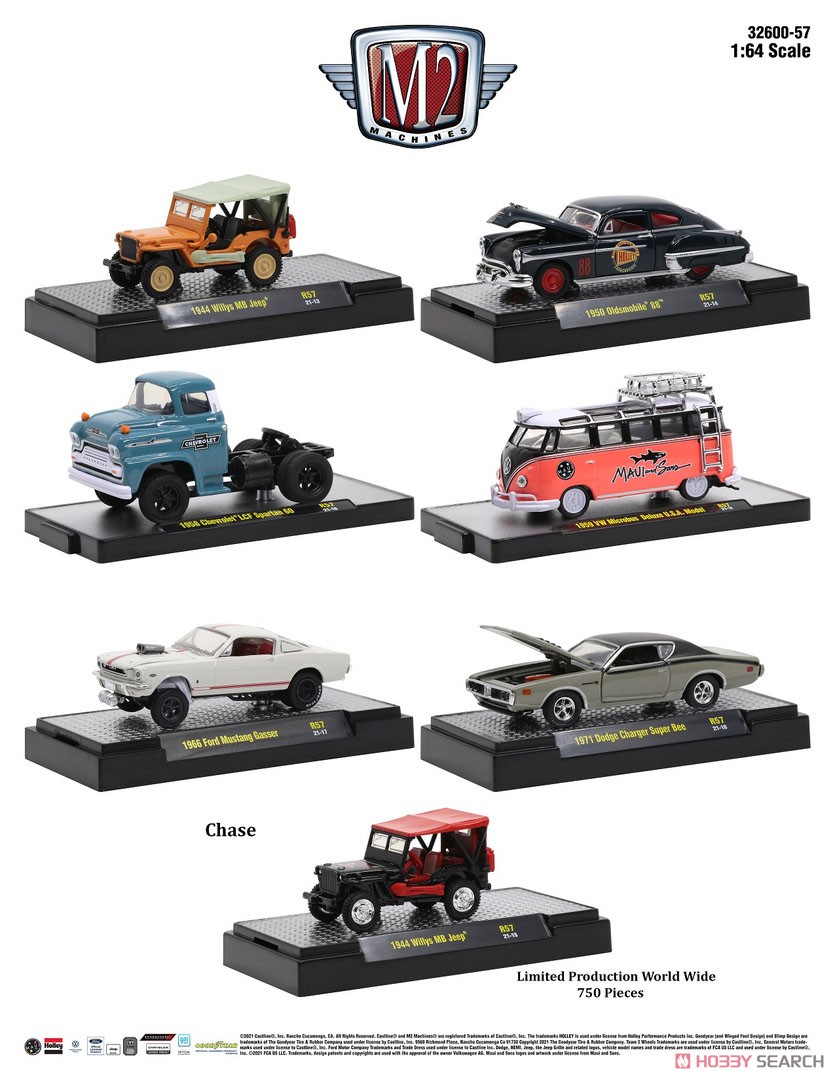 Release 57 M2 Gasser / M2 Auto-Thentics / M2 Auto-Trucks / M2 VW (Diecast Car) Other picture2