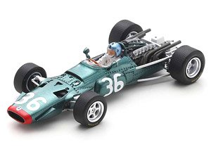 BRM P126 No.36 6th French GP 1968 Piers Courage (ミニカー)