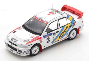 Mitsubishi Lancer EVOLUTION III No.3 2nd Rally Hong Kong - Beijing 1995 A.Vatanen F.Pons (ミニカー)