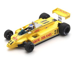 Fittipaldi F8 No.21 5th Italian GP 1980 Keke Rosberg (ミニカー)