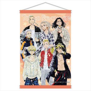 Tokyo Revengers Pastel Crayon Art B2 Tapestry Assembly A (Anime Toy)