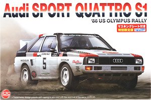 1/24 Racing Series Audi Sport Quattro S1 1986 US Olympus Rally w/Masking Sheet (Model Car)
