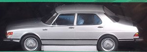 サーブ 900 ターボ 1980-84 メタリックシルバー (ミニカー)