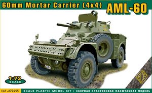 AML-60 60mm迫撃砲装備 四輪駆動装甲車 (プラモデル)
