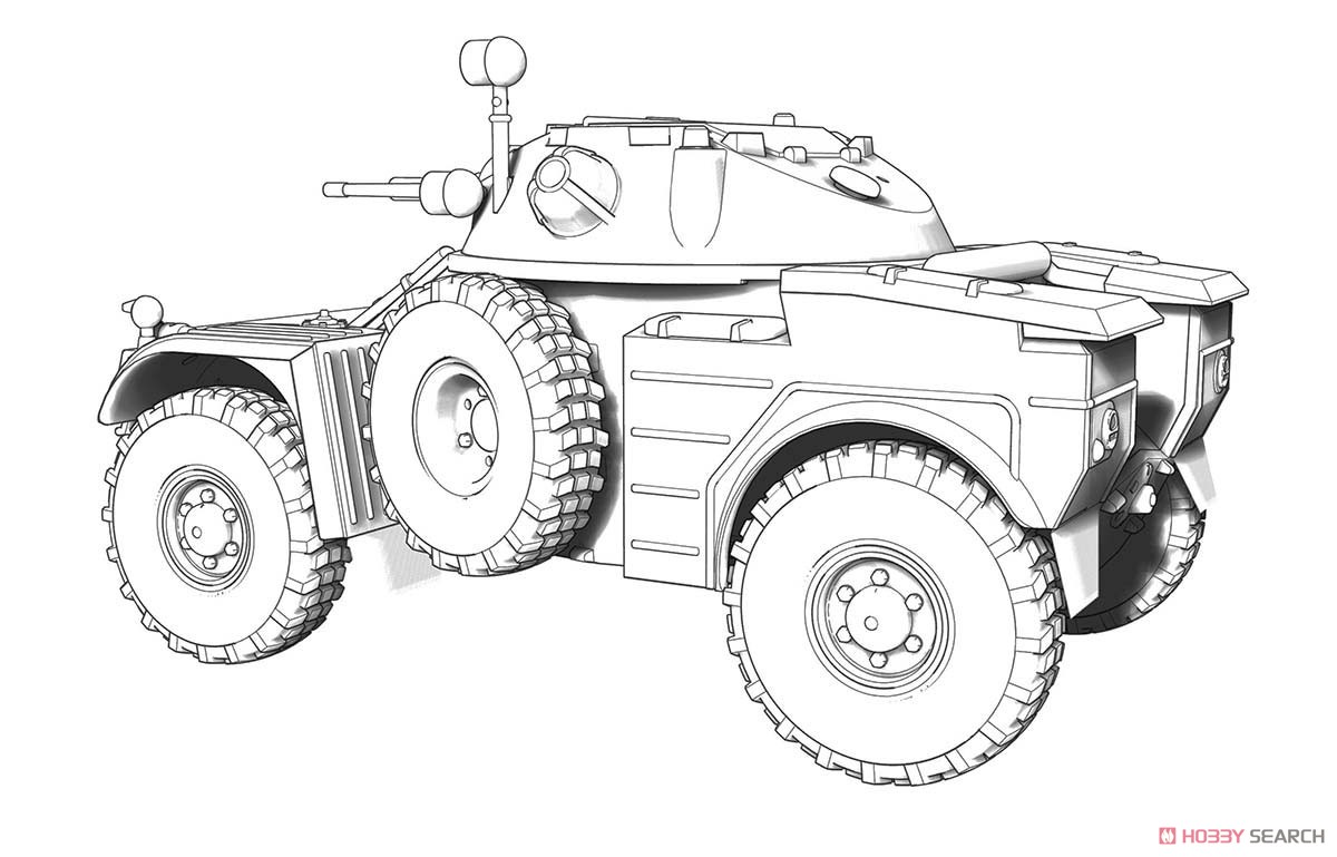 AML-60 60mm迫撃砲装備 四輪駆動装甲車 (プラモデル) その他の画像11