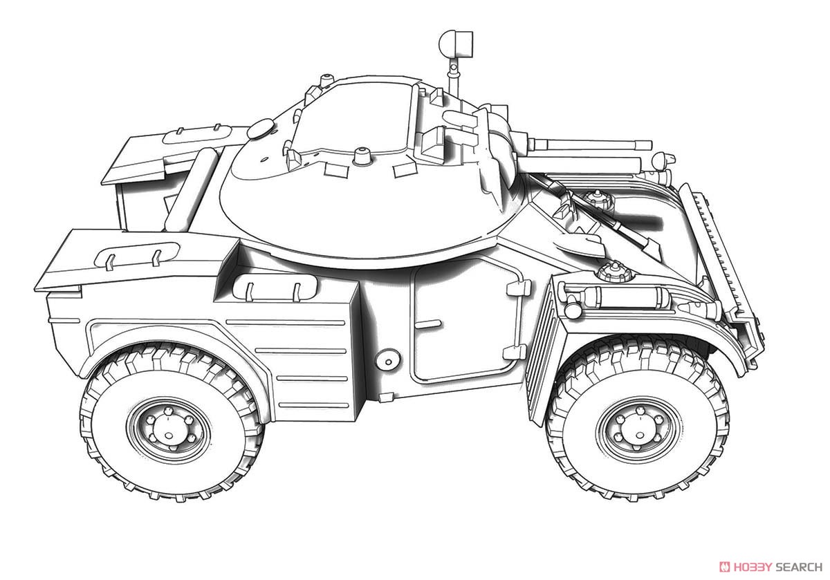 AML-60 60mm迫撃砲装備 四輪駆動装甲車 (プラモデル) その他の画像12