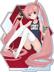 Aria the Scarlet Ammo Big Acrylic Stand Aria Holmes Kanzaki School Swimsuit Ver. (Anime Toy)