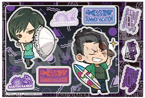 Jujutsu Kaisen Sticker Aoi Todo & Mai Zenin Summer Vacation Ver. (Anime Toy)