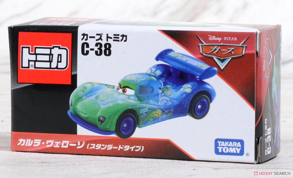 Cars Tomica C-38 Carla Veloso (Standard Type) (Tomica) Package1