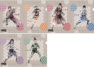 NARUTO -ナルト- 疾風伝 クリアファイルセット PALE TONE series 結印ver. (キャラクターグッズ)