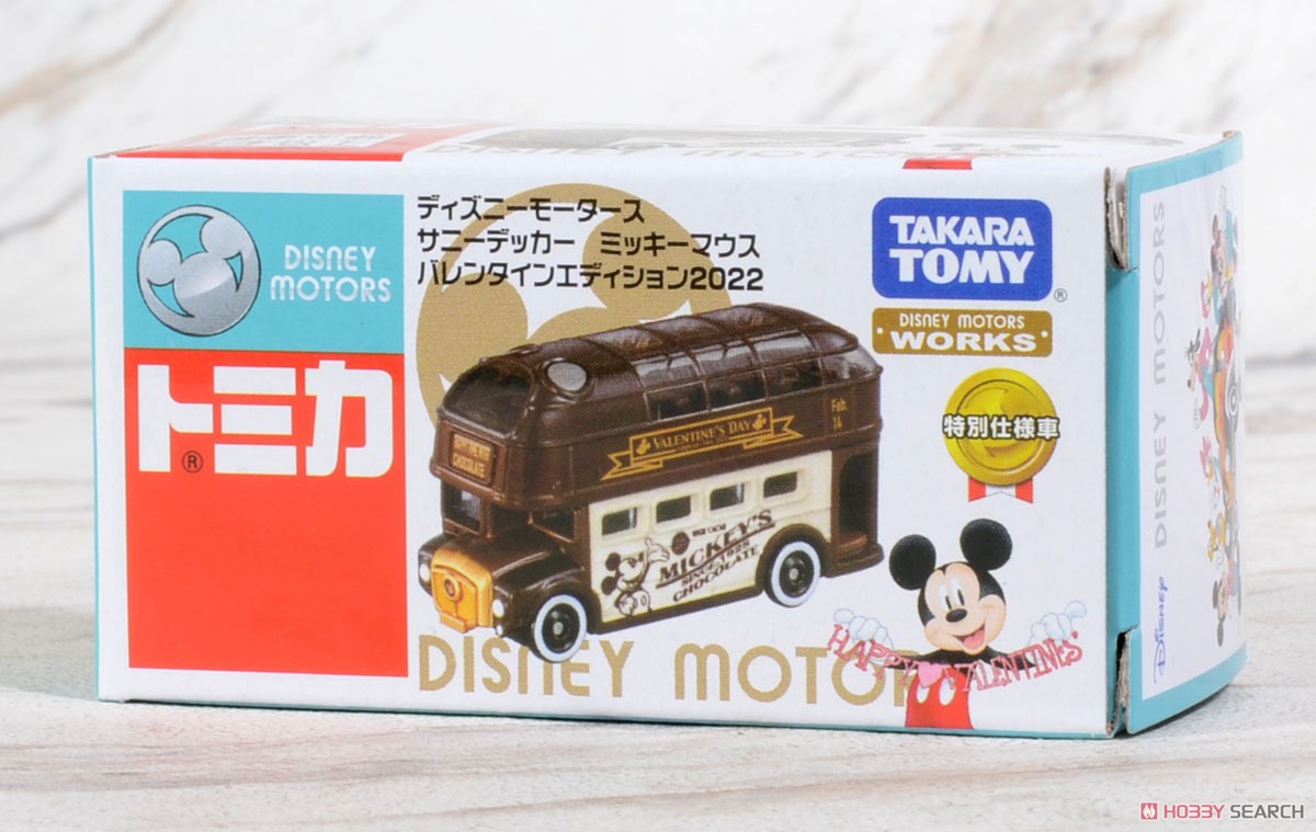 ディズニーモータース サニーデッカー ミッキーマウス バレンタインエディション2022 (トミカ) パッケージ1