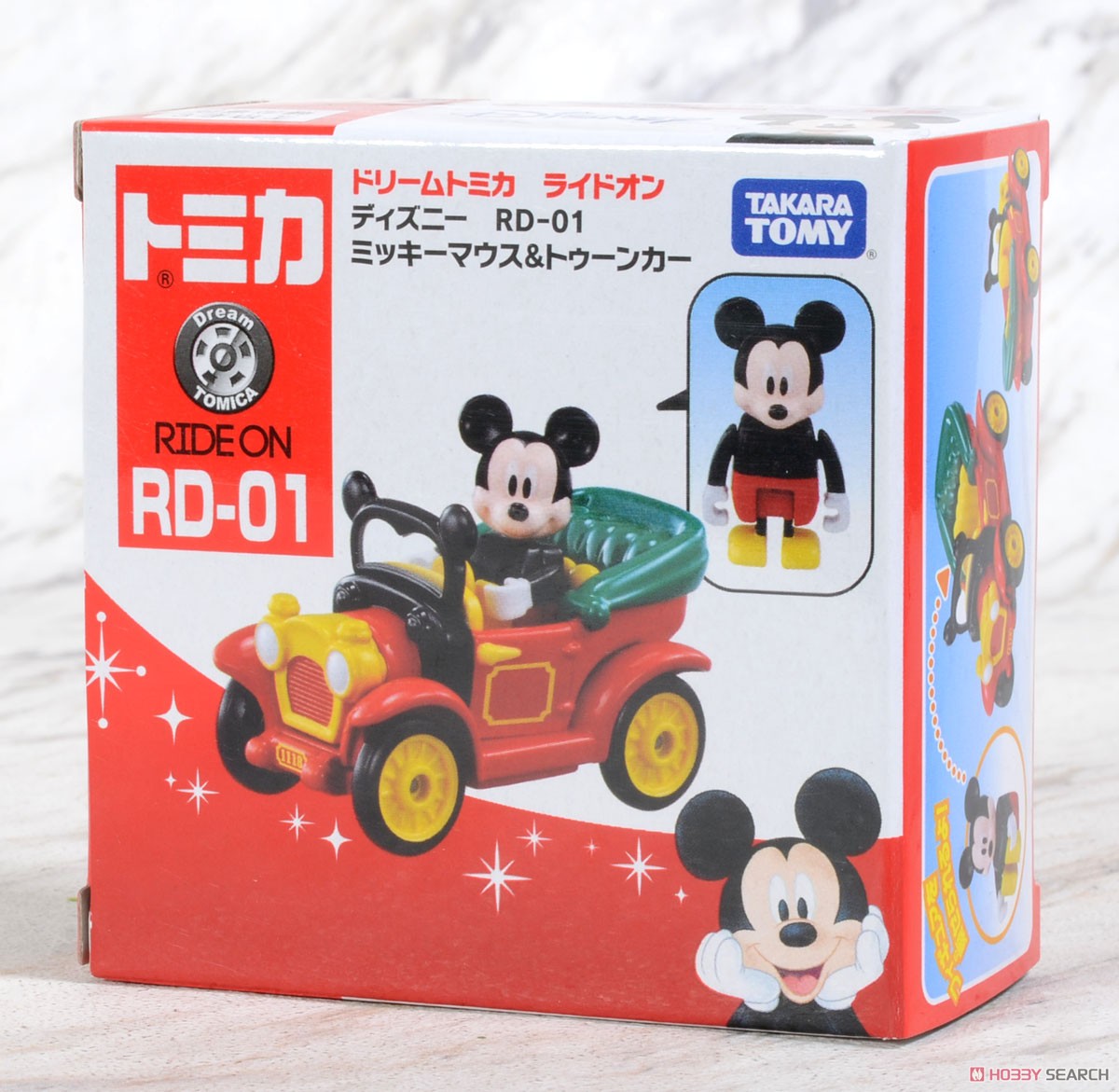 ドリームトミカ ライドオン ディズニー RD-01 ミッキーマウス&トゥーンカー (トミカ) パッケージ1