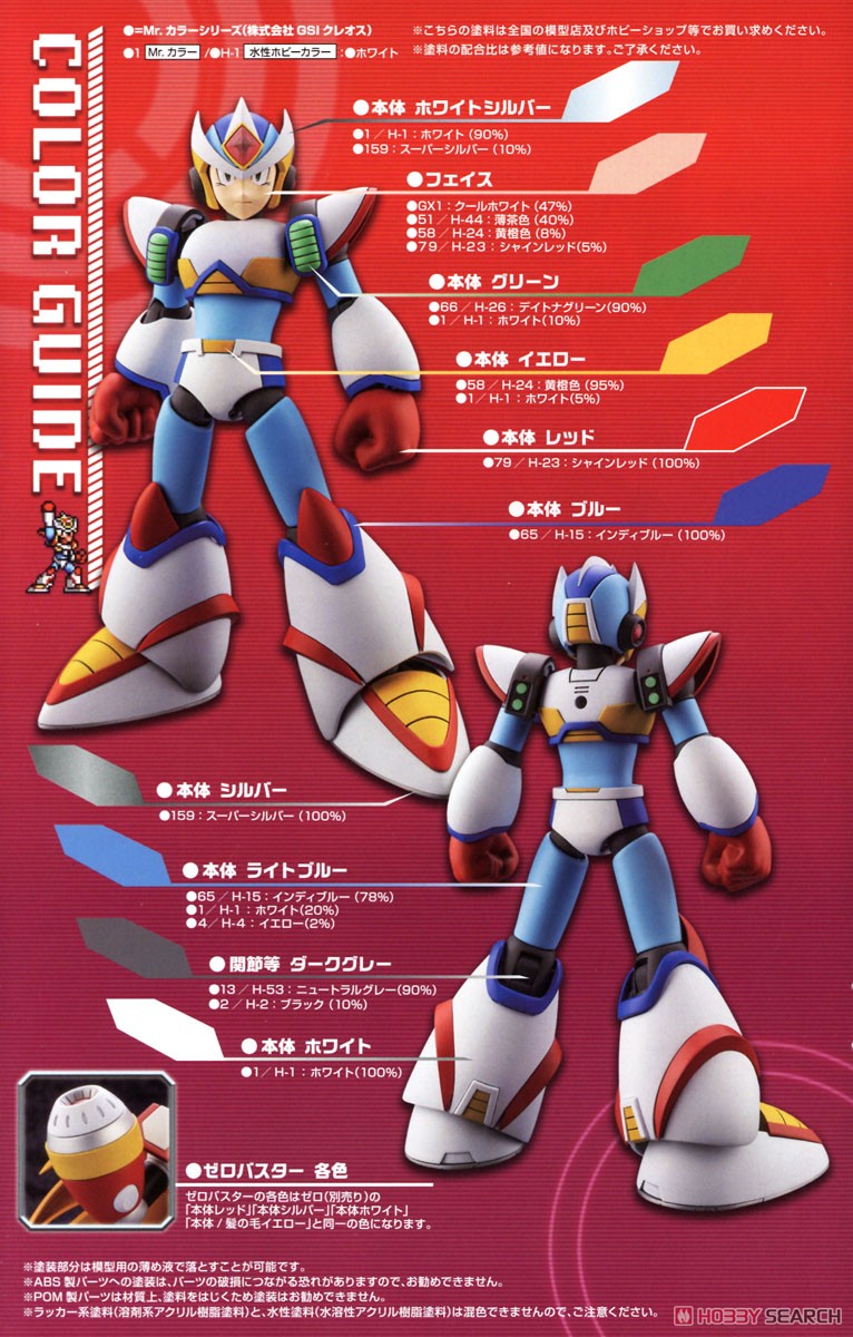 Mega Man X Second Armor (Plastic model) Color1