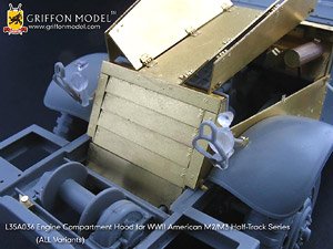 WW.II アメリカ軍 M2/M3 ハーフトラックシリーズ用 エンジンコンパートメント フードパーツセット (プラモデル)