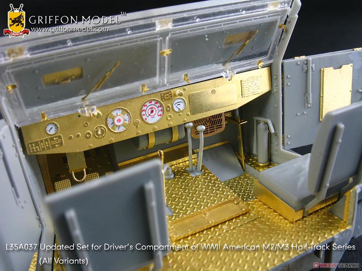 Update Set for Driver`s Compartment of WW II American M2 / M3 Half-Track Series (All Variants) (Plastic model) Other picture2