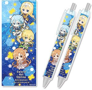 Sword Art Online: Alicization - War of Underworld Puchichoko Ballpoint Pen Three Goddesses & Alice (Anime Toy)