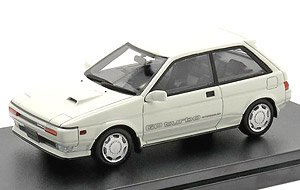 Toyota Corolla II Retra GP Turbo Sports Package (1986) White (Diecast Car)