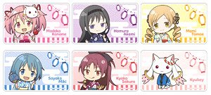 Puella Magi Madoka Magica Acrylic Badge Collection (Set of 6) (Anime Toy)