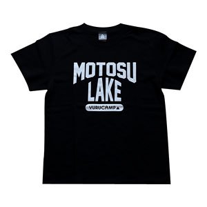 ゆるキャン△ MOTOSU LAKE Tシャツ ブラックM (キャラクターグッズ)