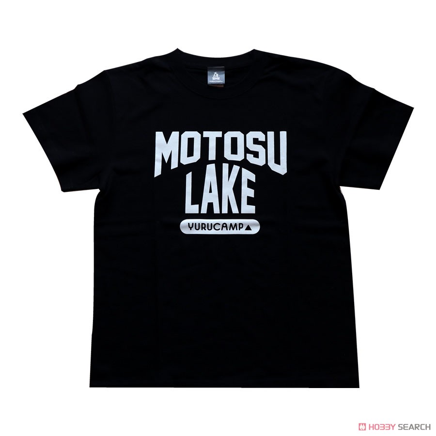 ゆるキャン△ MOTOSU LAKE Tシャツ ブラックL (キャラクターグッズ) 商品画像1