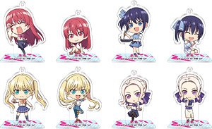 [Girlfriend, Girlfriend] Acrylic Key Ring Collection w/Stand (Set of 8) (Anime Toy)