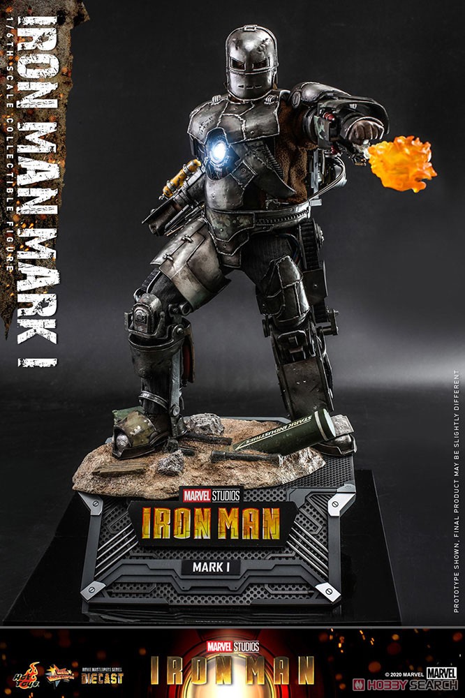 【ムービー・マスターピース DIECAST】 『アイアンマン』 1/6スケールフィギュア アイアンマン・マーク1 (完成品) 商品画像1