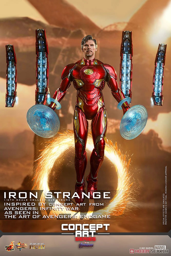 【ムービー・マスターピース DIECAST】 『アベンジャーズ/エンドゲーム』 「コンセプトアート・シリーズ」 1/6 スケールフィギュア アイアン・ストレンジ (完成品) その他の画像2