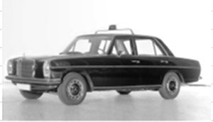 MB 200 1968 タクシー ブラック (ミニカー)