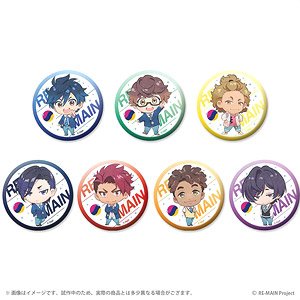 Re-Main Can Badge (Set of 7) (Anime Toy)