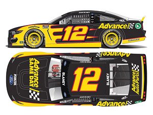 Ryan Blaney #12 TP Ford Advance Same Day Ford Mustang NASCAR 2021 (Diecast Car)