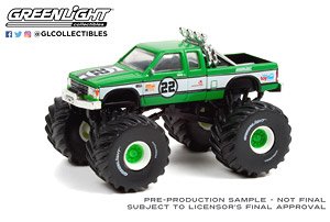 1986 Chevrolet S-10 Extended Cab Monster Truck #22 - 2022 GreenLight Trade Show Exclusive (ミニカー)