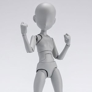 S.H.Figuarts Body-chan -Ken Sugimori- Edition DX Set (Gray Color Ver.) (Completed)