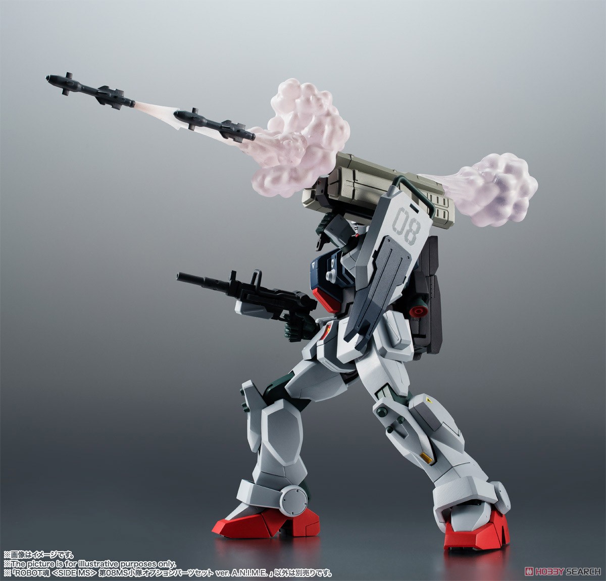 ROBOT魂 ＜ SIDE MS ＞ 第08MS小隊オプションパーツセット ver. A.N.I.M.E. (完成品) その他の画像4