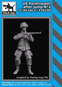 米軍 落下傘兵 降下後 No.2 (プラモデル)