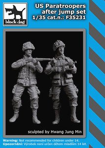 US Paratroopers After Jump Set (HAUF35229 + F35230) (Plastic model)