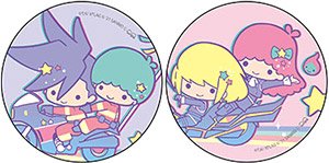 [Promare] x Little Twin Stars Can Badge Set Shigeto Koyama [Especially Illustrated] Ver. (Anime Toy)