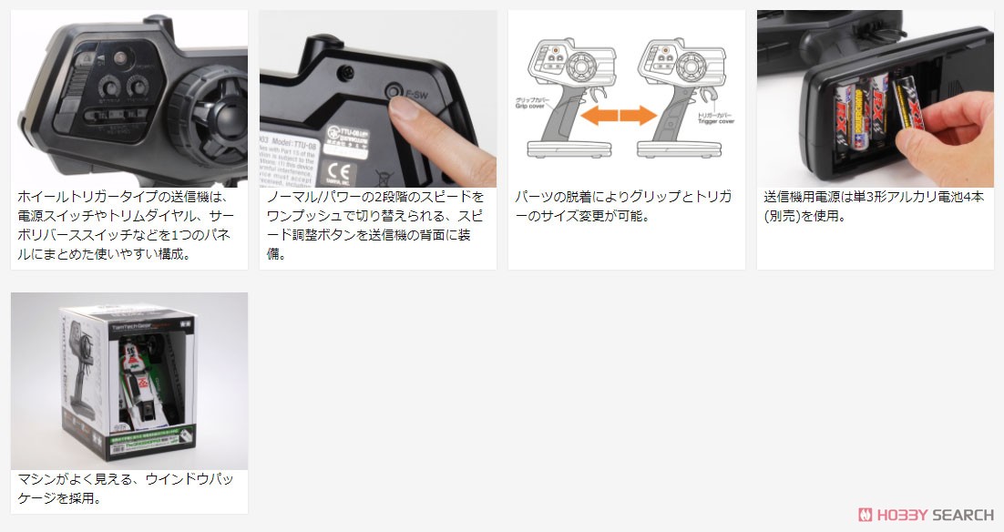 タムテックギア グラスホッパーミニ (GB-01Sシャーシ) (ラジコン) その他の画像2