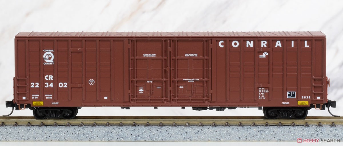 993 00 181 (N) 60ft ボックスカー Conrail (3両セット) ★外国形モデル (鉄道模型) 商品画像4