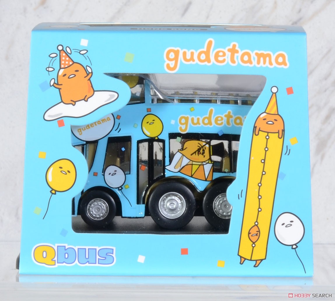 Tiny City Q Bus オープントップ 観光バス (Gudetama) (玩具) パッケージ1