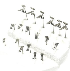 211018 (N) TV Antenna (3 Types, 18 Pieces) (Model Train)