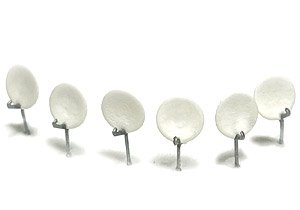 211019 (N) Satellite TV Antenna (6 Pieces) (Model Train)