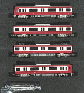 Keikyu Type 600 4th Edition (Renewaled Car, Rollsign Lighting, w/SR Antenna) Standard Four Car Formation Set (w/Motor) (Basic 4-Car Set) (Pre-colored Completed) (Model Train)